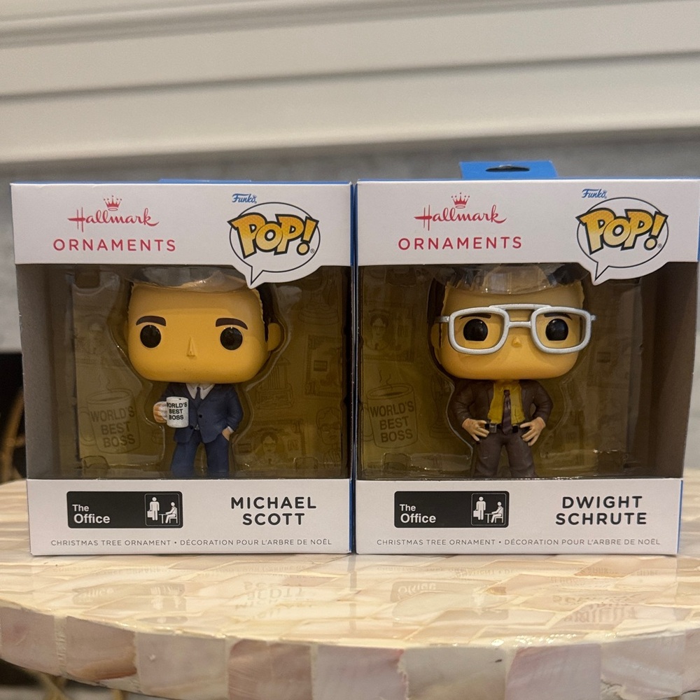 Funko Pop Hallmark Ornaments - Blue and Yellow Figures
